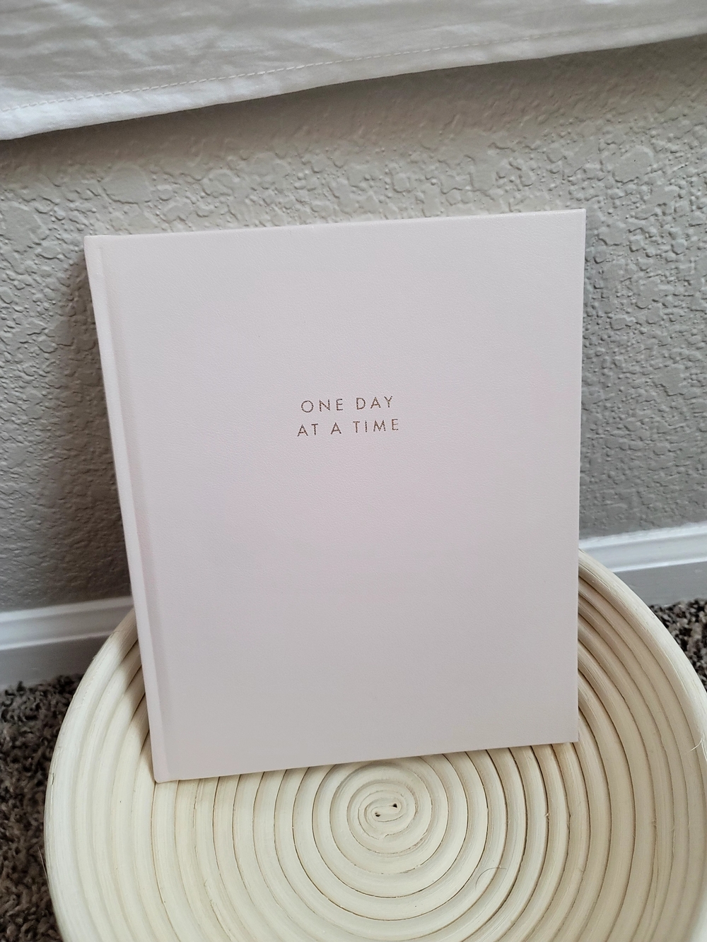 Threshold One Day At A Time Light Pink Hardcover Journal